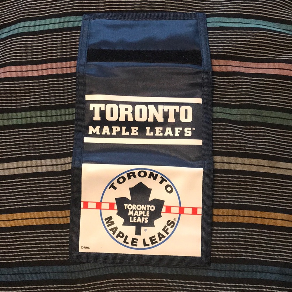 Vintage Toronto Maple Leafs Velcro Wallet